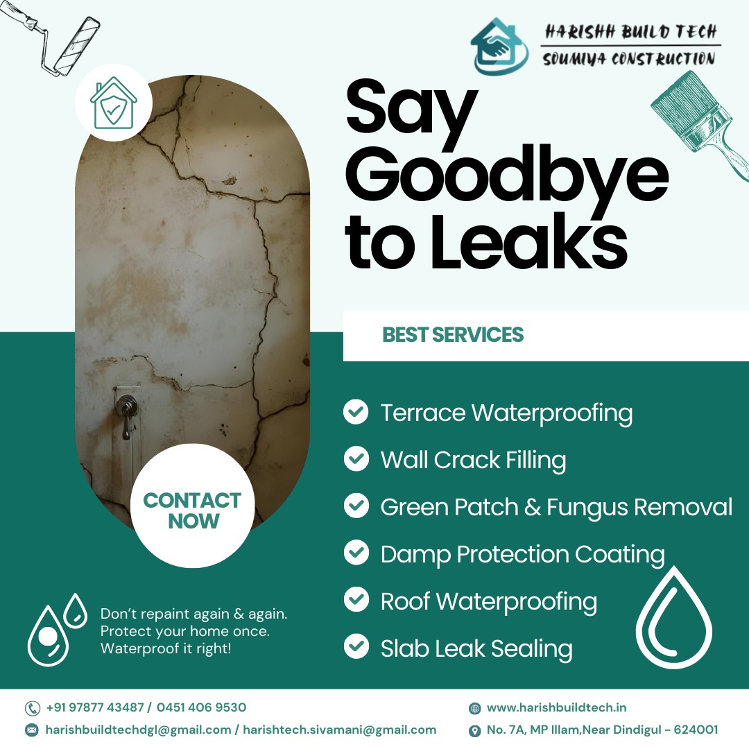 Goodbye to Water Leaks with Harish Build Tech